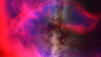 Space nebula, for use with projects on science, research, and education. Illustration
