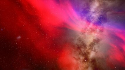 Night sky - Universe filled with stars, nebula and galaxy
