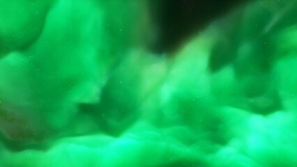 Cosmic background with a blue purple nebula and stars
