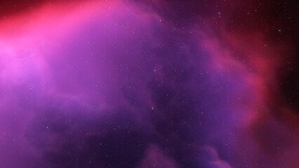 Fototapeta premium bright nebula, nebula in space, majestic red-purple nebula, beautiful space background 3D render 