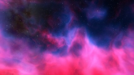 Space of night sky with cloud and stars
