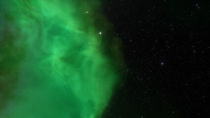 Space of night sky with cloud and stars
