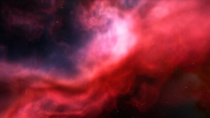 Deep space nebula with stars. Bright and vibrant Multicolor Starfield Infinite space outer space background with nebulas and stars. Star clusters, nebula outer space background 3d render
