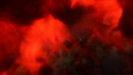 Deep space nebula with stars. Bright and vibrant Multicolor Starfield Infinite space outer space background with nebulas and stars. Star clusters, nebula outer space background 3d render

