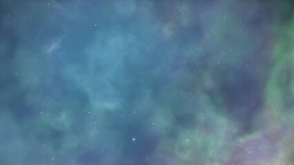 Deep space nebula with stars. Bright and vibrant Multicolor Starfield Infinite space outer space background with nebulas and stars. Star clusters, nebula outer space background 3d render
