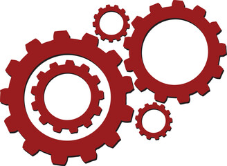 A bunch of gears vector