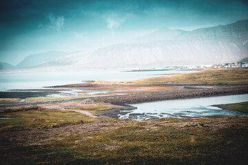 Mountains in Iceland - HDR photograph