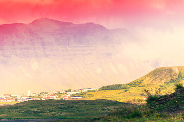 Mountains in Iceland - HDR photograph