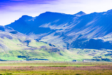 Mountains in Iceland - HDR photograph