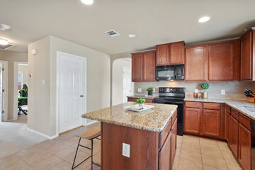 modern kitchen interior