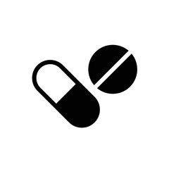 medicine pills vector icon