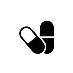 medicine pills vector icon