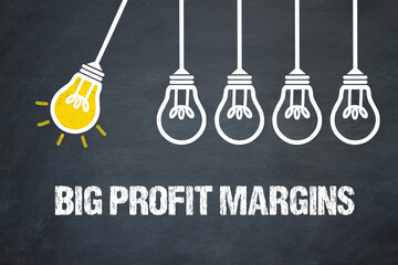 Fototapeta premium Big Profit Margins 