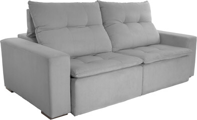 Studio shot of a modern sofa isolated on white background