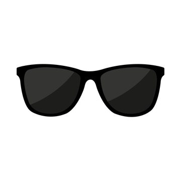 Glasses. Sunglasses. Vector image.