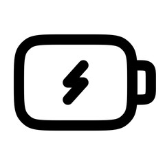 battery icon, vector interface