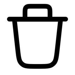 delete icon, vector interface