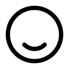 smile icon, vector interface 