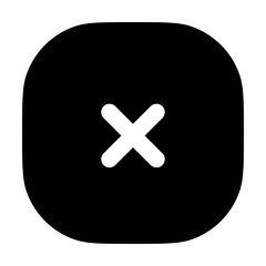 Fototapeta premium cross icon, vector interface