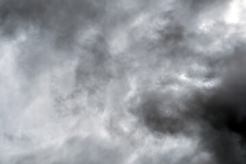 Obraz na płótnie Canvas A very dark and ominous cloudy day.