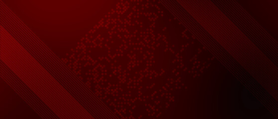 red abstract presentation background with stripes lines