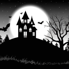 Haunted house on the hill