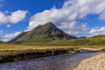 Buachaille Etive Mor, Stob Dearg panoramic views, Glencoe, Western Highlands, Scottish Highlands, Scotland © stevie