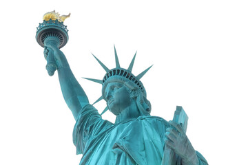 The Statue of Liberty, American symbol, New York, USA.