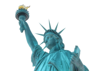 The Statue of Liberty, American symbol, New York, USA.