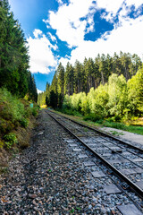 Obraz premium Entdeckungsrunde zur Oberweißbacher Bergbahn im wunderschönen Schwarzatal - Thüringen - Deutschland