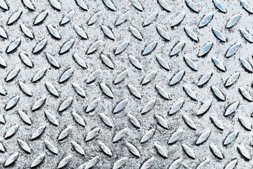 Grunge metal texture. Steel mesh texture. Metal grid walkway. Heavy iron backdrop pattern. Industrial grate design background. Dirty pattern. Grunge silver pattern. Grainy sheet.
