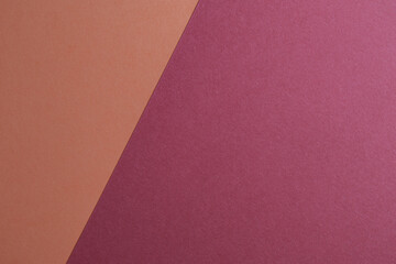 Orange and purple tone background from paper. Two-color paper texture background