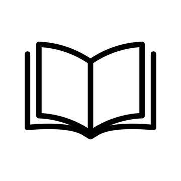 Simple reading icon. Knowledge and learning. Vector.
