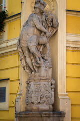 Obraz premium Świdnica posiada zabytkowy układ urbanistyczny starego miasta, który jest jednym z najlepiej zachowanych zespołów urbanistycznych w Polsce. Świdnicka starówka.