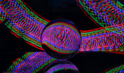 Lightpainting mit Glassball
