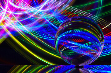 Lightpainting- Glasskugel