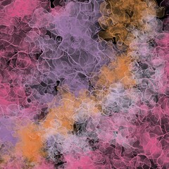 Abstract fluid art background with laced stains