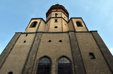 Fototapeta na wymiar Nikolaikirche in der Altstadt von Leipzig