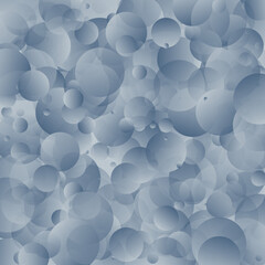 Abstract background in blue tones with circles and spots. Vector illustration