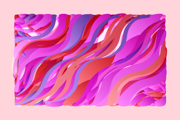 Wave abstract art background shape. illustration texture