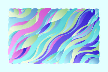 Futuristic Wave abstract art background shape. picture illustration