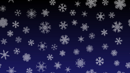 Blue Christmas background snow illustration xmas. white design