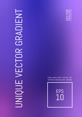 Vector blurred mesh gradient background trend colors