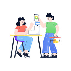 Modern flat vector of quality assurance