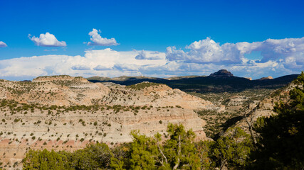 Beautiful mountains between Nevada and Arizona 