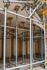 The center of Preci at July 2020 after the earthquake of central Italy 2016