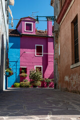colorful houses italy