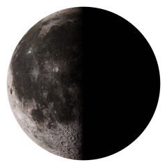 planet Earth's Moon, isolated   