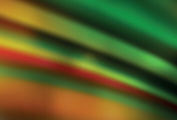 Dark Green, Yellow vector glossy abstract backdrop.