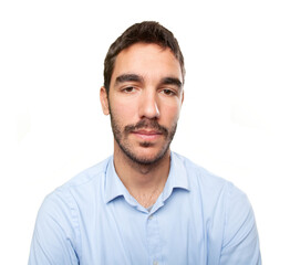 Fototapeta premium Close up of a confident young man